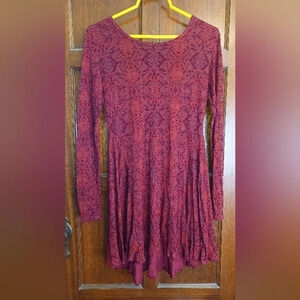 🍒 Plume and Thread Asymmetrical Boho Dress